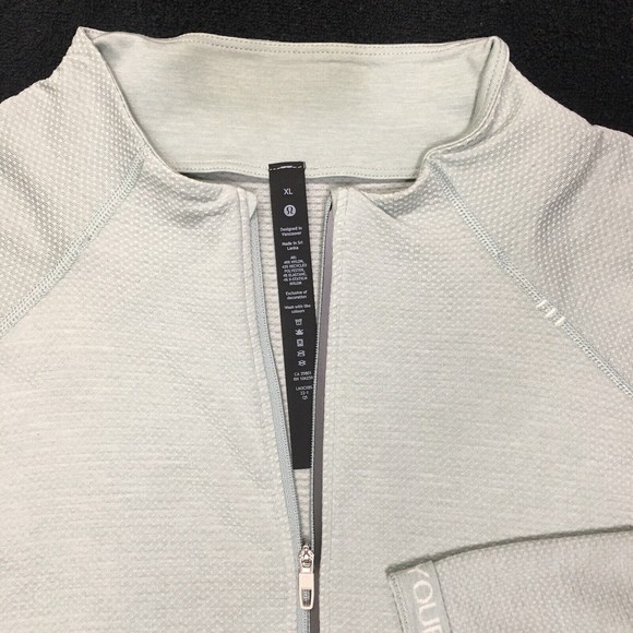 Lululemon Metal Vent Tech 1/2 Zip 2.0 Mint Performance Mock Neck Long Sleeve - Picture 4 of 11
